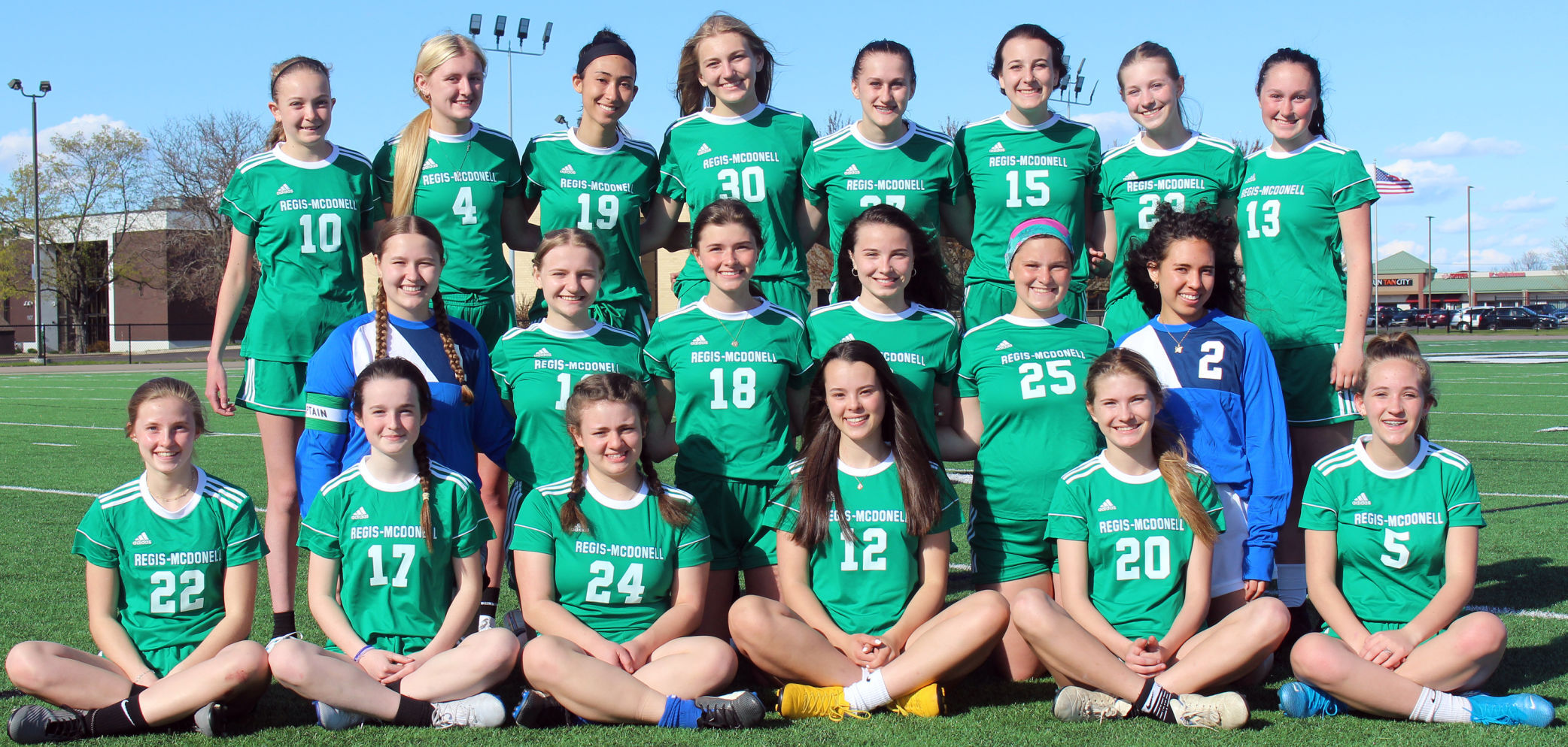 2021 Eau Claire Regis/McDonell Girls Soccer Team